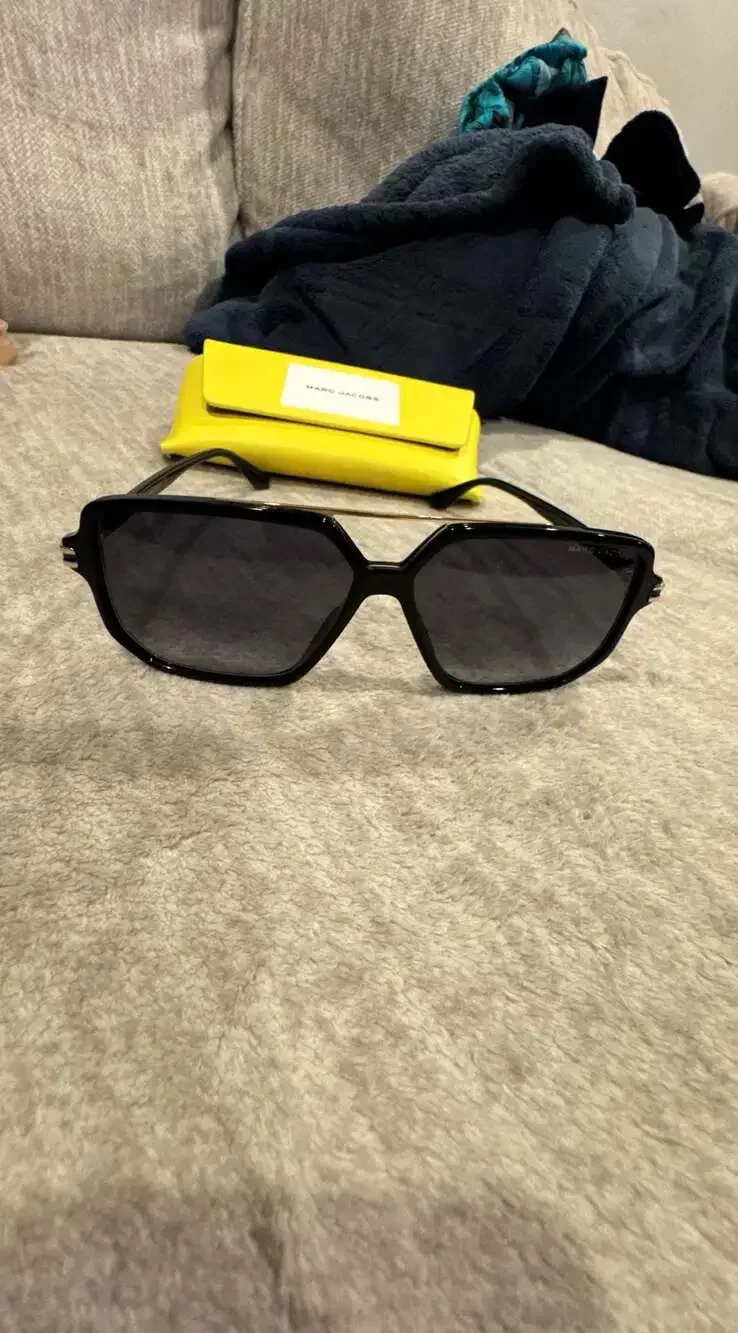 Marc Jacobs MARC 417/S Square Sunglasses in Black
